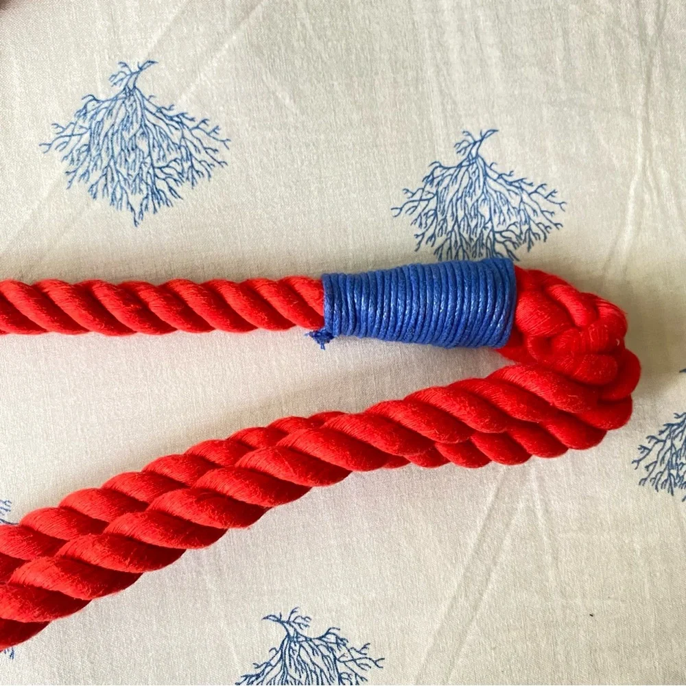 Pet Leash 100% cotton red old navy  5' LONG